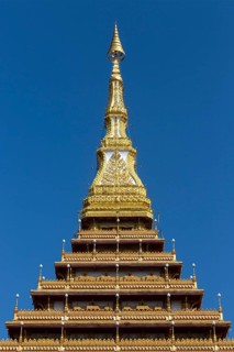Tip of tip of nine-storey Stupa Phra Mahathat Kaen Kakhon