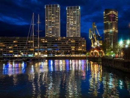 High-rise buildings at the South Dock