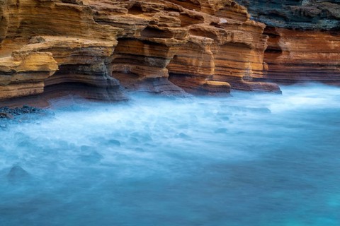 Rugged rock coast