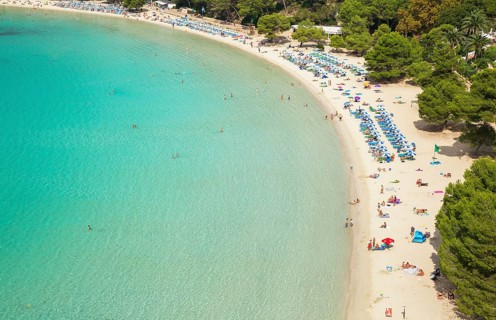 Bathers at Cala Galdana