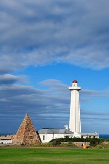 The Donkin Reserve with Pyramid and Lighthouse