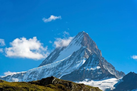 In the hiking area Grindelwald First