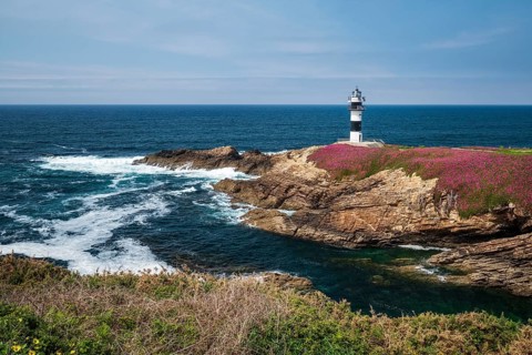 Illa Pancha Island with Lighthouse