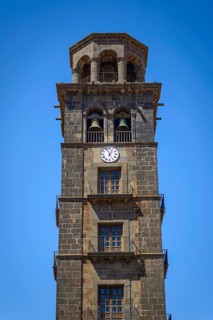 Bell tower of the church Iglesia de Nuestra Senora de la Concepcion