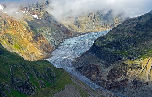Glacier tongue of the Gepatschferner Glacier
