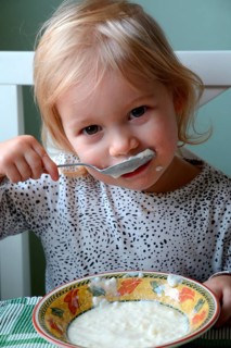 Little blond girl