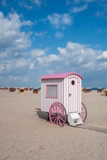 Historic bathing cart