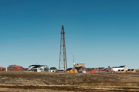 Old airship mast to anchor for the airship Norge by Umberto Nobile