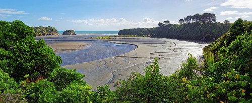 Bay Three Sisters at low tide
