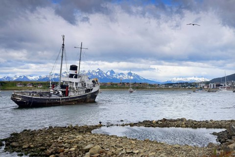 Shipwreck in the Beagle Canal
