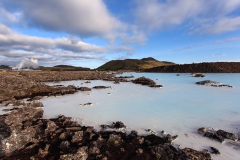 Blue lagoon near Grindavik