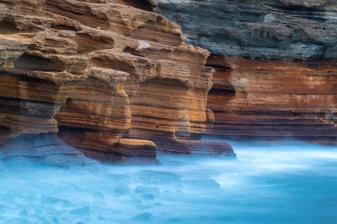 Rugged rock coast