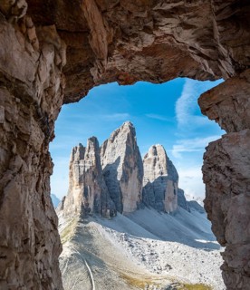 View from war tunnel