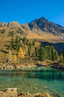 Lake Berglisee in the Samnaungruppe