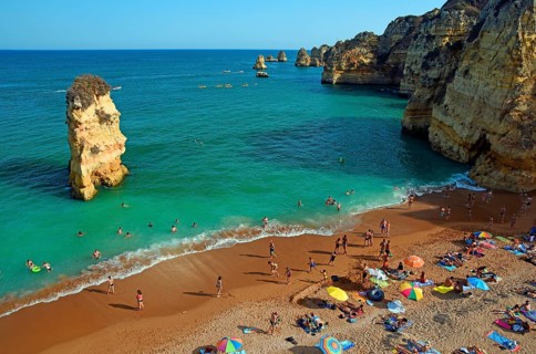 Many bathers