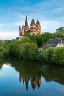 Late Romanesque and Early Gothic Limburg Cathedral of St. George or St. George's Cathedral above the Lahn