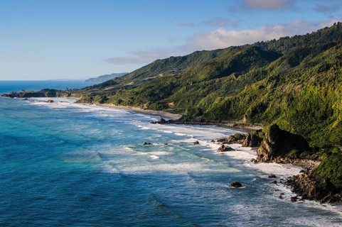 Untouched west coast between Greymouth and Westport