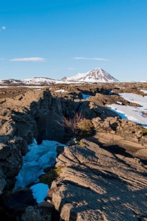 Continental rift between North American and Eurasian Plate