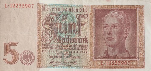 5 Reichsmark from 1942