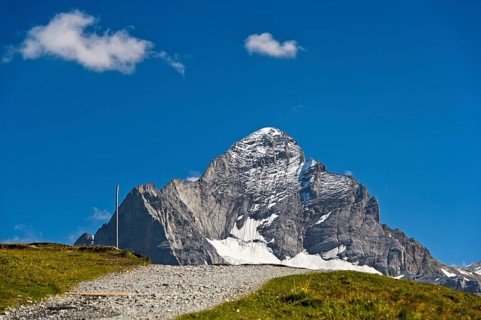 In the hiking area Grindelwald First
