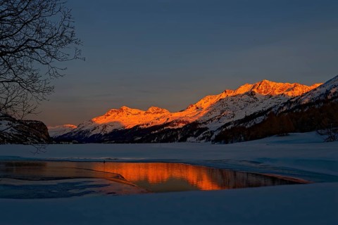 Alpine glow