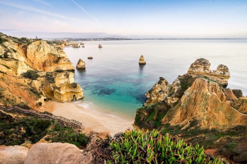 Camilo Beach with cliffs