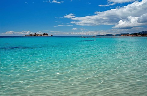 Bay of Palombaggia with turquoise green sea
