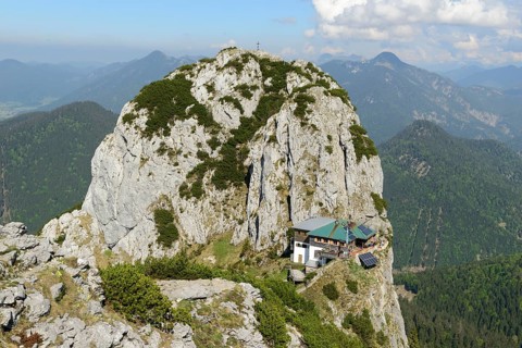 Buchstein with Tegernsee Hut
