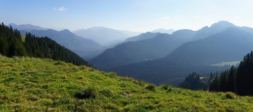 Mangfall mountains with Hochmiesing