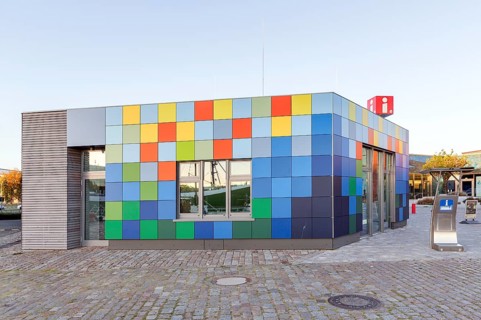 Tourist information in the fishing port