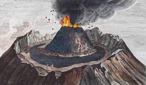 Active volcano Vesuvius