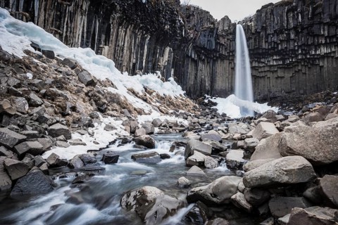 Svartifoss Waterfall