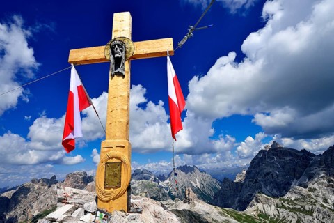 Summit cross of the Paternkofel