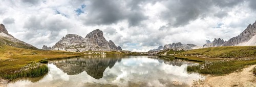 Lago dei Piani at the Three Peaks Cottage with Schusterplatte and Altensteinspitz