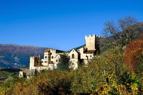 Churburg castle in autumn