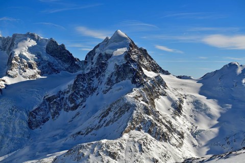 Piz Roseg seen from Corvatsch
