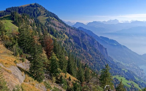 Rigi Bluemlisegg and Rotbalmegg