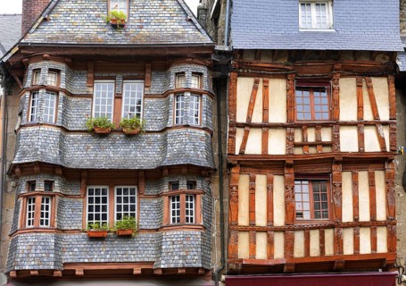 Medieval half-timbered houses