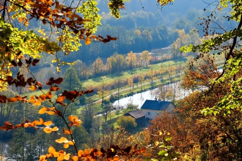 Altmuhl and Ludwig-Danube-Main-Canal with lock 4