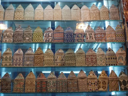 Shop with traditional headgear
