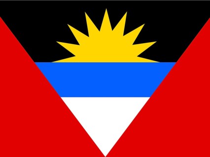Official national flag of Antigua and Barbuda