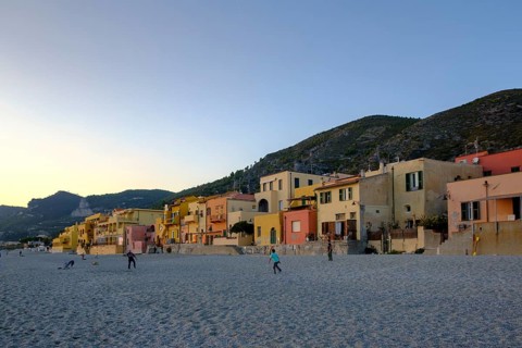 Beach with evening atmosphere
