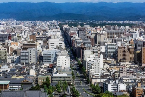 View from the Kyoto Tower