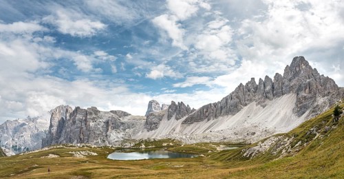Lago dei Piani at the Three Peaks Cottage with Paternkofel