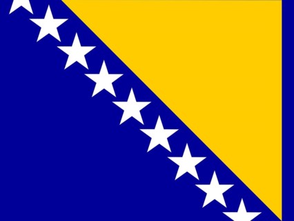 Official national flag of Bosnia and Herzegovina