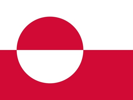 Official national flag of Greenland