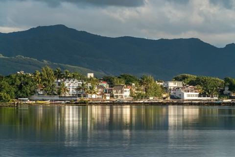 Colonial villas by the river