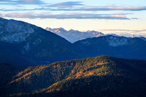 Karwendel Mountains with Hochkarspitze