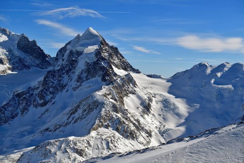 Piz Roseg seen from Corvatsch
