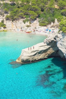 View of Cala Mitjana